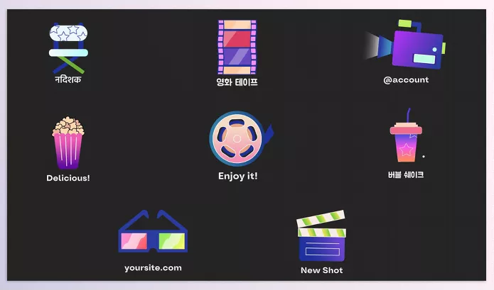 Project – Cinema Icons And Titles for Premiere Pro by Explainme – Download 53930158