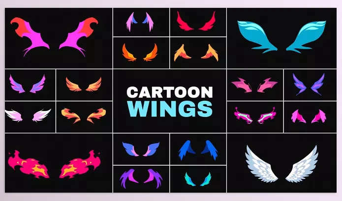 Resolve Tool – Cartoon Wings for DaVinci Resolve by MisterFlashAnimation – Download 53981994