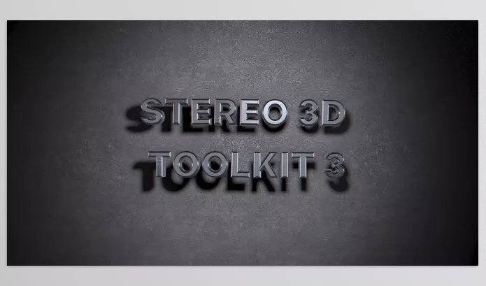 Project – Stereo 3D Toolkit by Ryan Cashman – Download