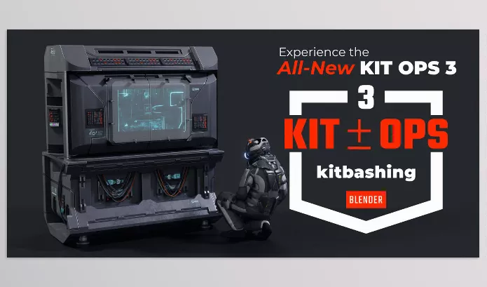 Blender Addon – Kit Ops 3 Pro: Premiere Kitbashing Addon by Chipp Walters – Download