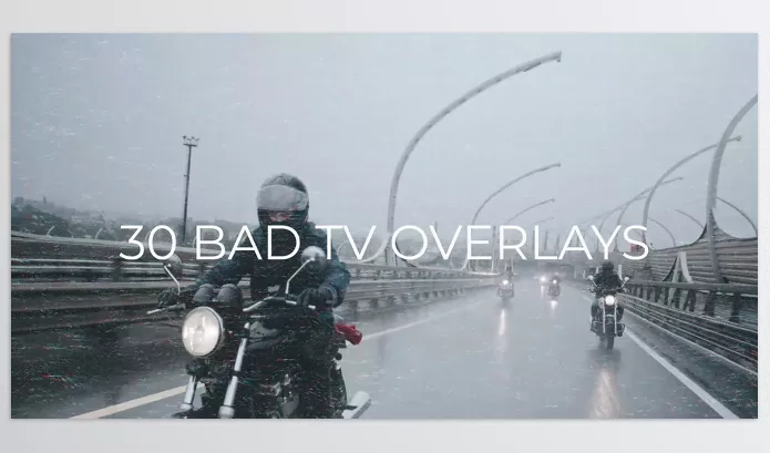 Project – 30 Bad TV Overlays by motion_en – Download 54495474