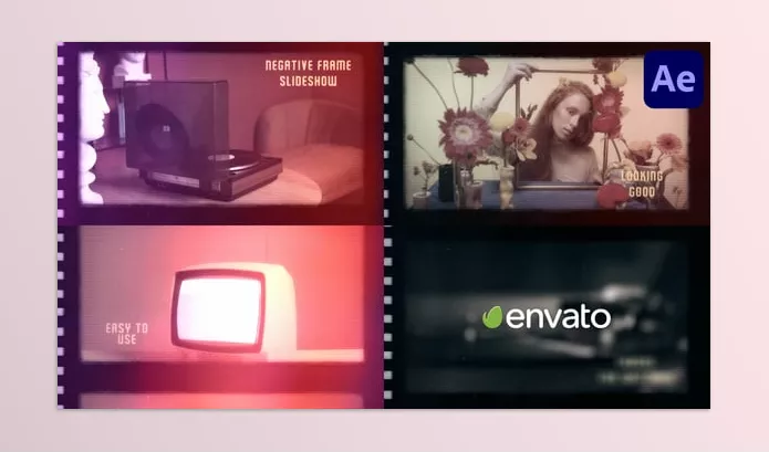 Plugin – Negative Frame Slideshow for After Effects by SweetsBox – Download 52544932
