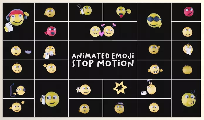 FCP Template – Animated Emoji Stop Motion for FCPX by SweetsBox – Download 54217183