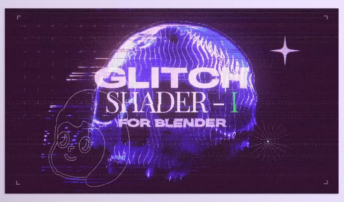 Blender Addon – Glitch Shader – I for Blender by redblueen – Download