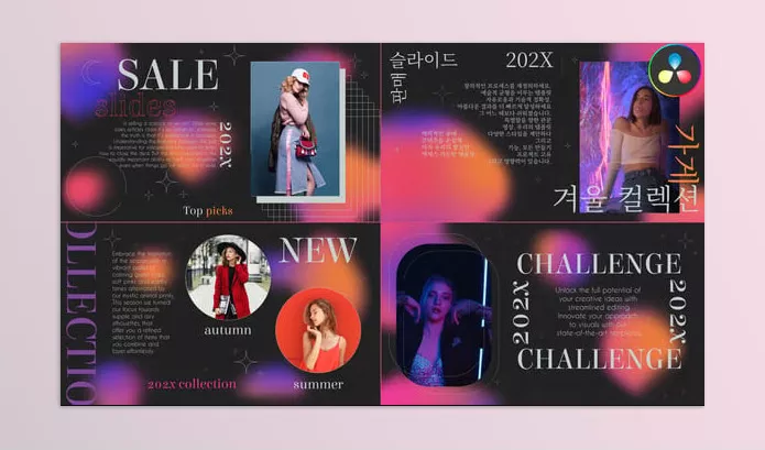 Motion Template – Neon Gradient Sale Slides by LikeThisMotion – Download 54149150