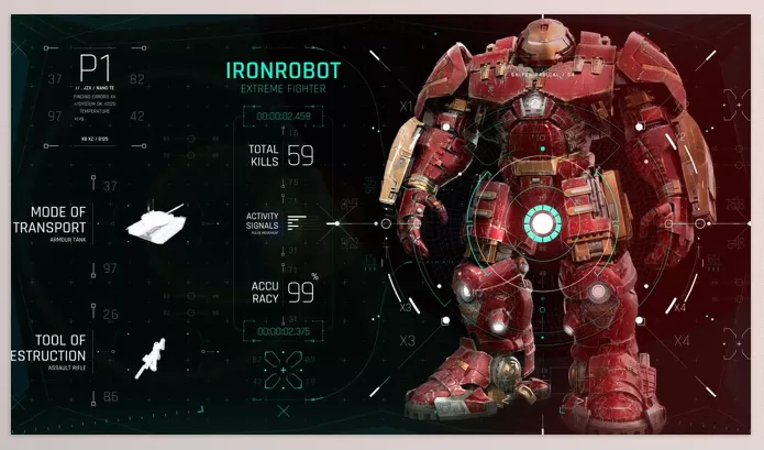 Project – HUD UI Game Warrior Screen 04 by maxafter1 – Download 54701401