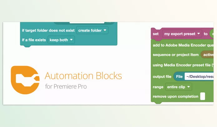 Project – Automation Blocks for Premiere Pro by mamoworld – Download