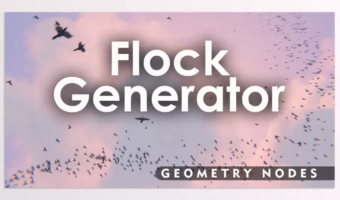 Blender Addon – Flock Generator by Joshua Borner – Download