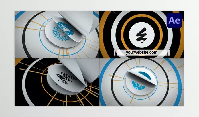 Project – Flip Flap Logo Reveal for After Effects by VFXgenerator – Download 54992631