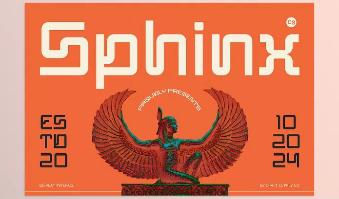 Font – CS Sphinx by Craft Supply Co – Download