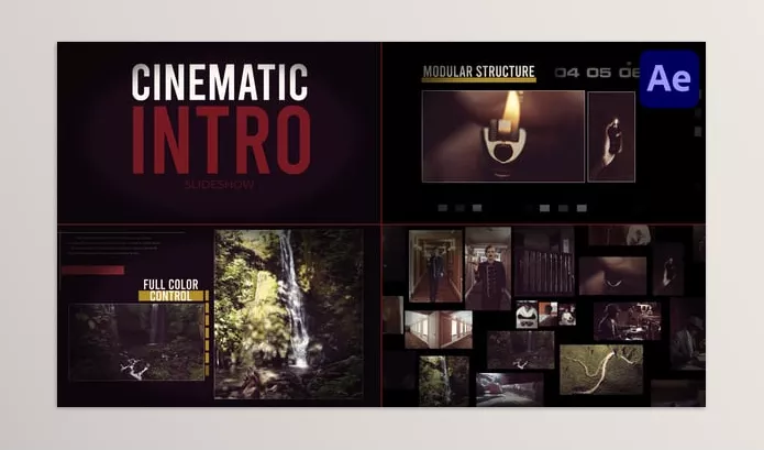 Project – Cinematic Intro Slideshow for After Effects by OneMotionStudio – Download 55301154