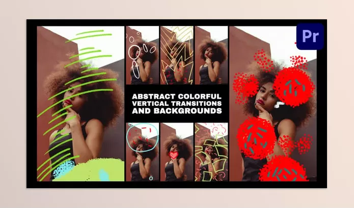 Project – Abstract Colorful Verical Transitions And Backgrounds by FlashFXbox – Download 54813665