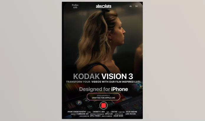 LUT Pack – Kodak Vision 3 Lut for iPhone by absoluts – Download