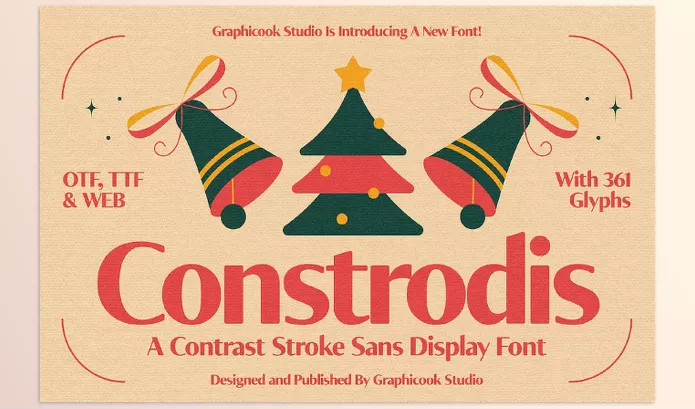 Font – Constrodis by graphicook – Download