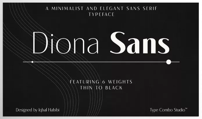 Font – Diona Sans by iqbal habibi – Download