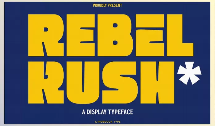 Font – Rebel Rush by inumocca_type – Download