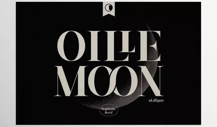 Font – Oille Moon Display Serif by Skillyas_Studio – Download