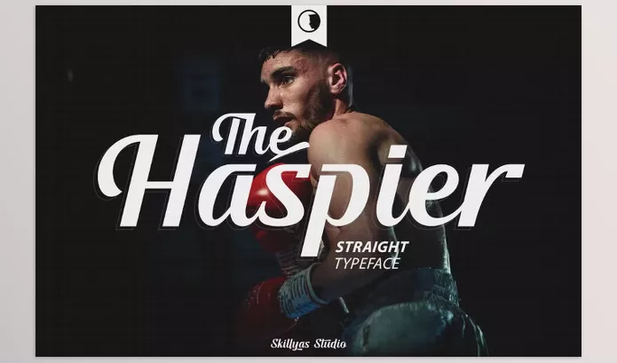Font – The Haspier Straight Script Font by Skillyas_Studio – Download