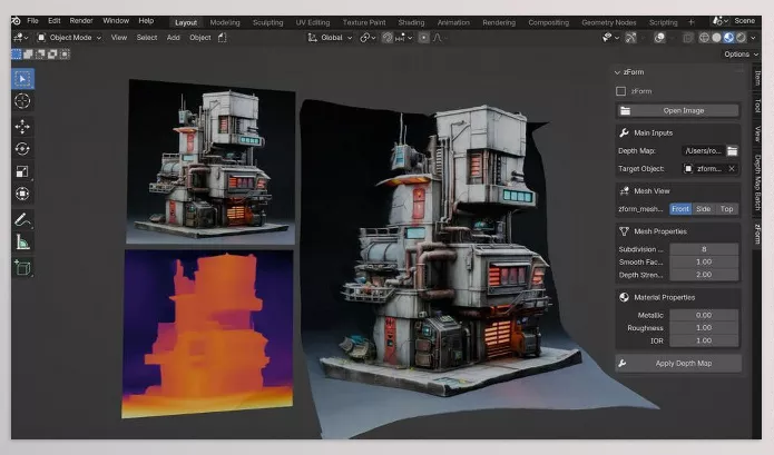 Blender Addon – Zform by Viz Life Studio – Download