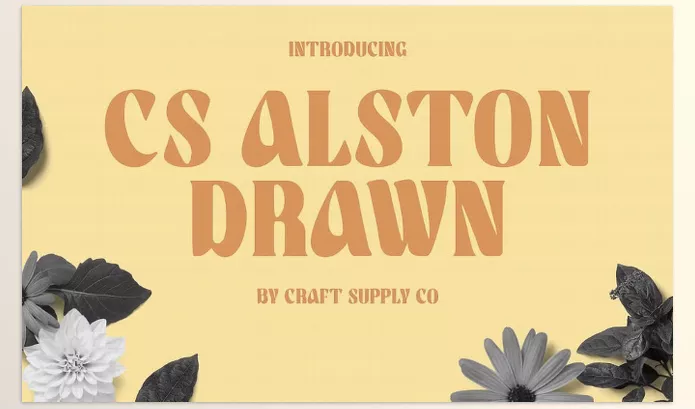 Font – CS Alston Drawn by Craft Supply Co. – Download