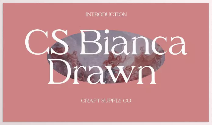 Font – CS Bianca Drawn by Craft Supply Co. – Download