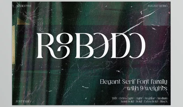 Font – Robodo Serif Font Family by AuthenType – Download
