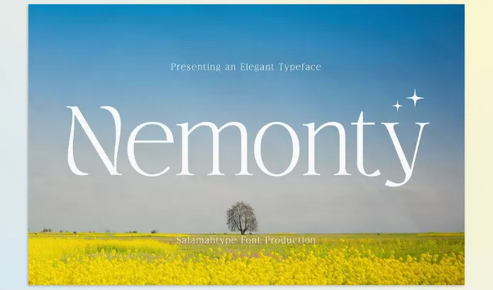 Font – Nemonty by Salamahtype – Download