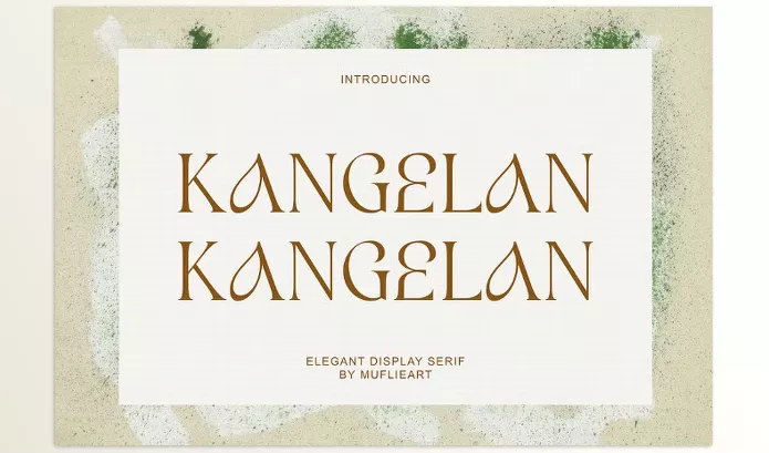 Font – Kangelan by Muflieart – Download