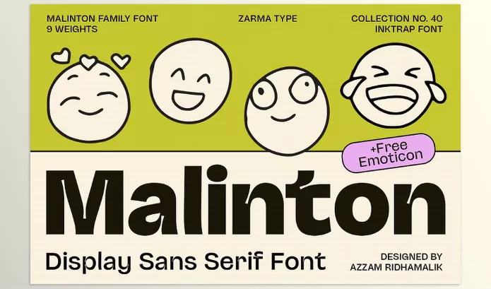 Font – Malinton by Zarma Type – Download