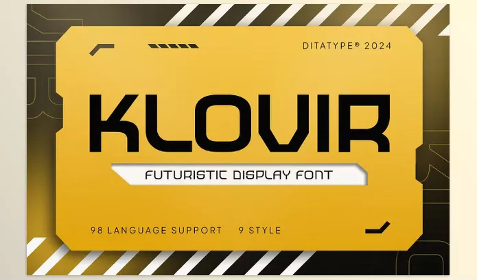 Font – Klovir by Ditatype – Download