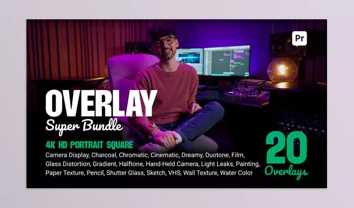 Asset – Overlay Super Bundle for Premiere Pro by Pixamins – Download 55410105