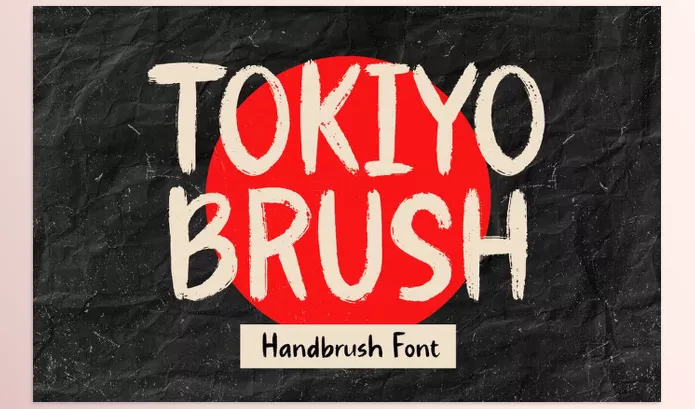 Font – Tokiyo Brush by Sronstudio – Download
