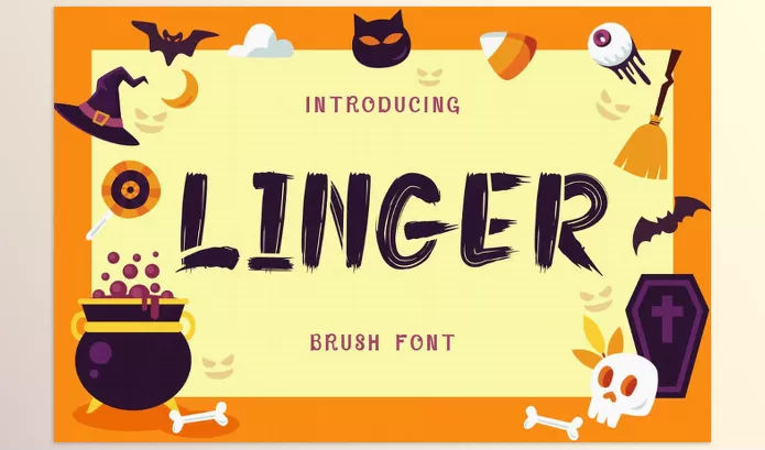 Font – Linger Brush Font by PutraCetol Studio – Download