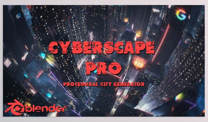 Blender Addon – CyberScape Pro by Andreas Dürr – Download