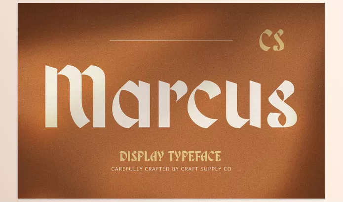 Font – CS Marcus Blackletter Font by Craft Supply Co. – Download