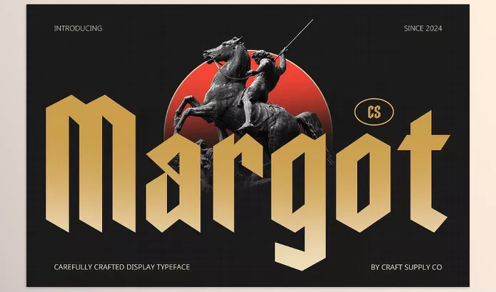 Font – CS Margot Blackletter Font by Craft Supply Co. – Download