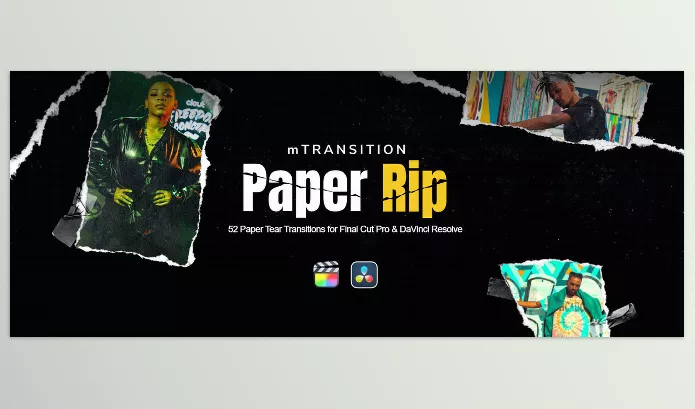 FCP Template – mTransition Paper Rip by MotionVFX – Download