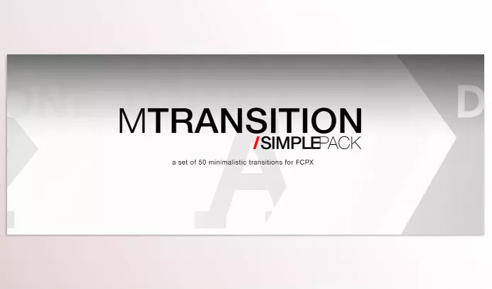 FCP Template – mTransition Simple Pack by MotionVFX – Download