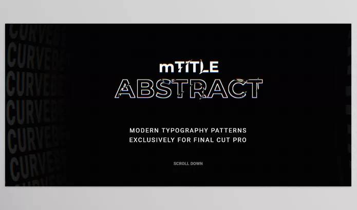 FCP Template – mTitle Abstract by MotionVFX – Download