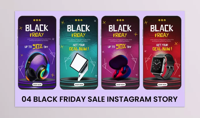 Project – Black Friday Sale Instagram Story by PixelVista – Download 55395871