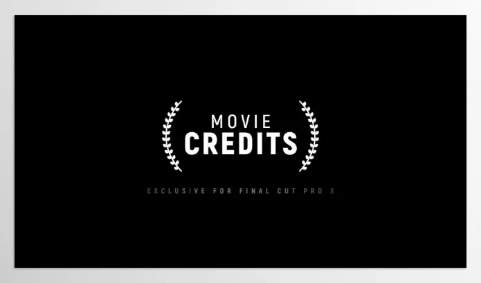 FCP Template – Movie Credits by LenoFX – Download
