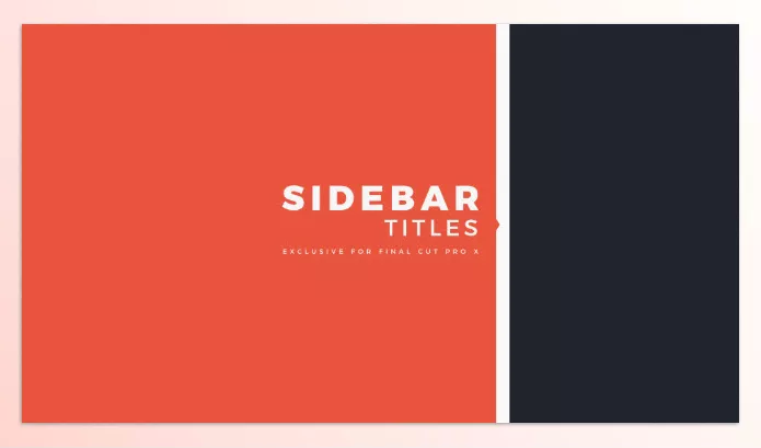 FCP Template – Sidebar Titles by LenoFX – Download