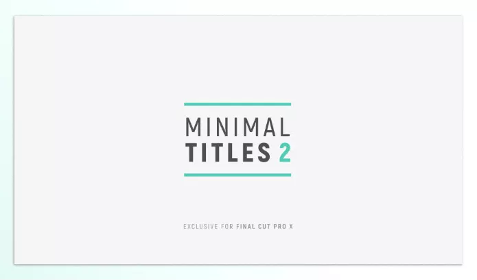 FCP Template – Minimal Titles 2 by LenoFX – Download