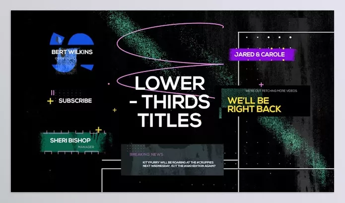 Motion Template – Grunge distortion titles by Atamotion – Download