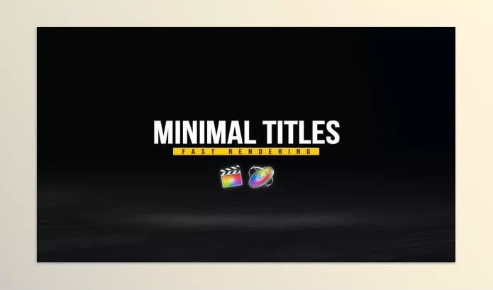 FCP Template – Minimal Titles Pack for FCPX by AlmazAidarbekov – Download 33124856