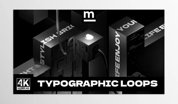 Plugin – 3D Abstract Typography Loops by Mushuk48 – Download 39188658