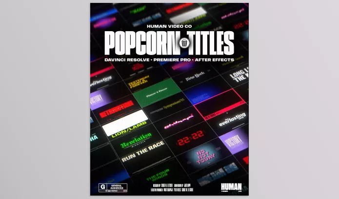 Plugin – POPCORN TITLES by Human Video Co – Download