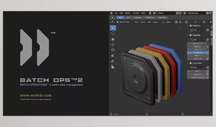 Blender Addon – Batch Operations by MOTH3R – Download