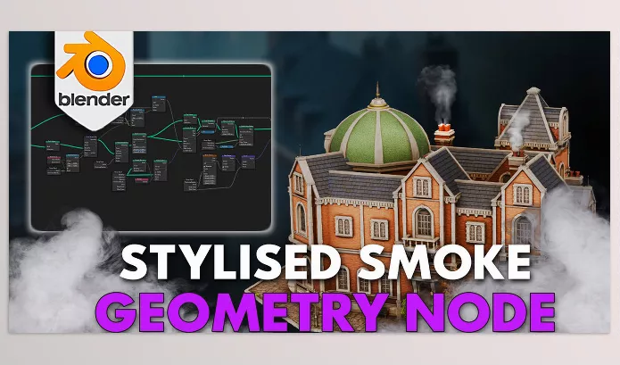 Blender Addon – Blender 4 3DT Smoke Generator Geometry Node by 3D Tudor – Download