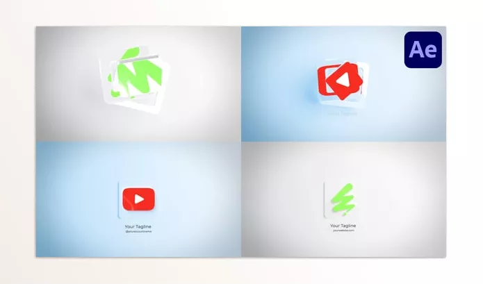Plugin – Minimal 3D Logo for After Effects by OneMotionStudio – Download 55866924